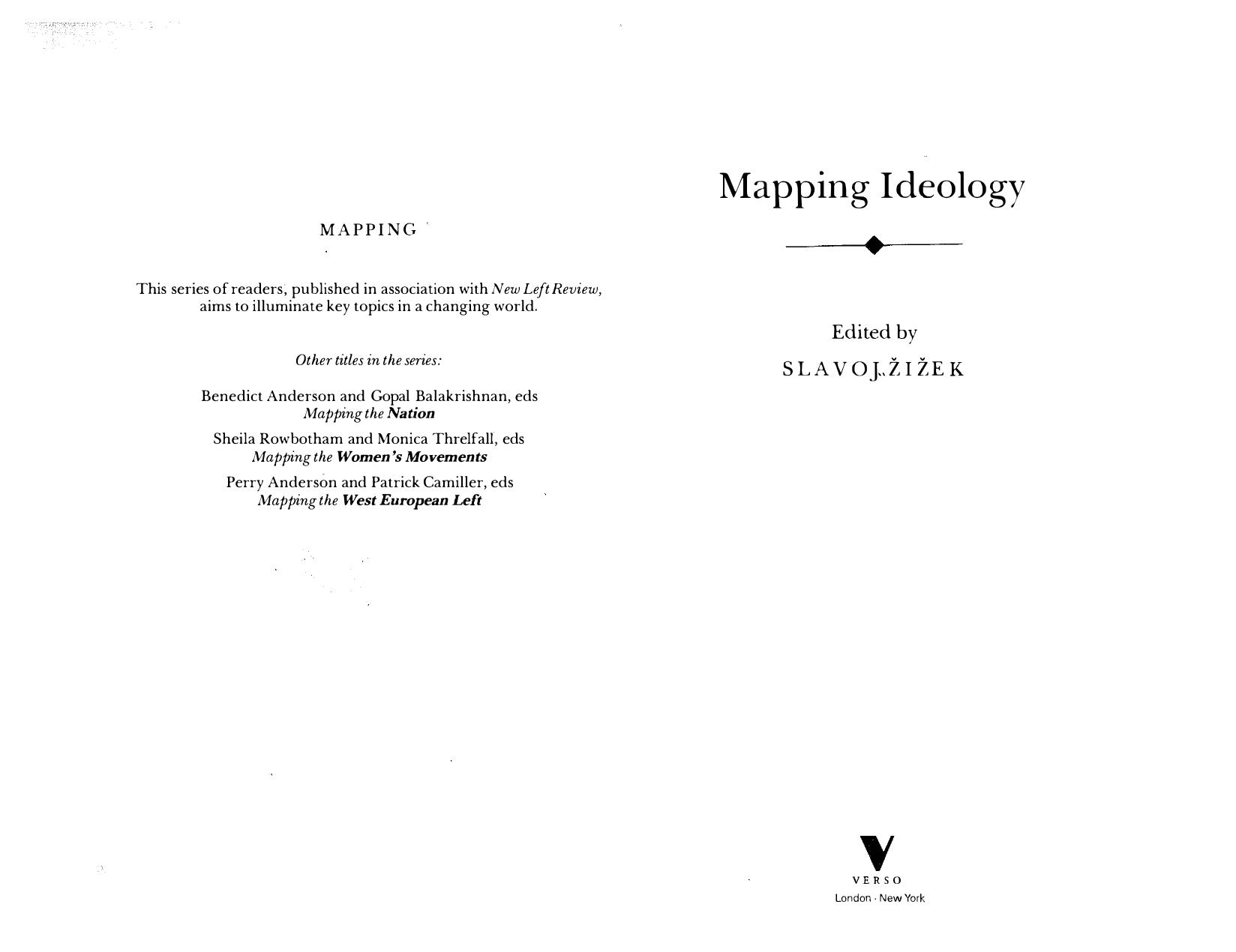 Mapping Ideology